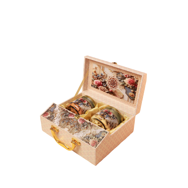 2 Jar Briefcase Floral