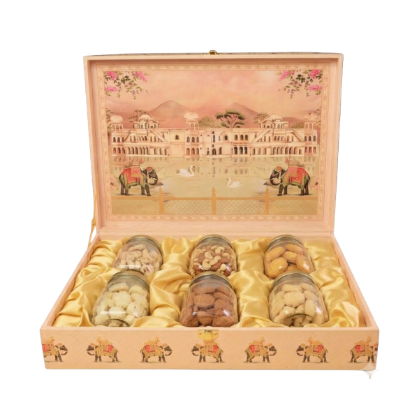 6 Jar box Gajraj Heritage