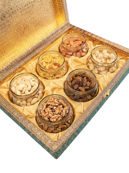 6 Jar box Gajraj Velvet
