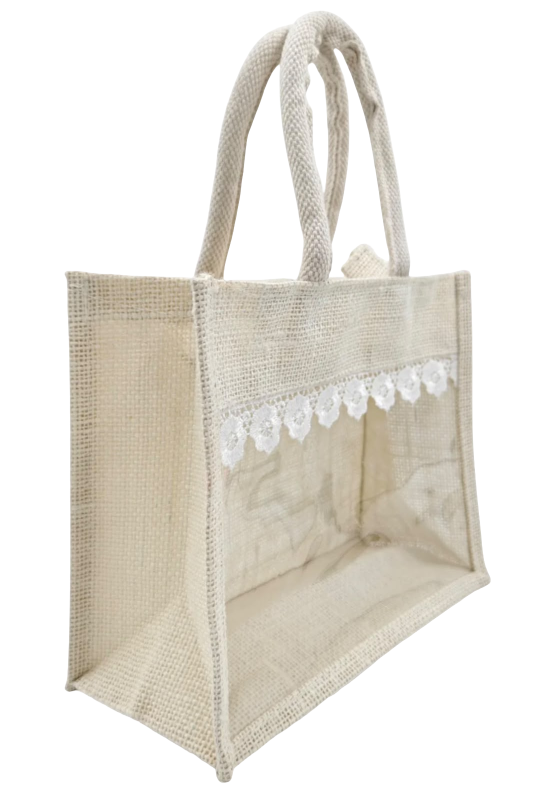 Hamper Jute Bag (12x10x4 inches)