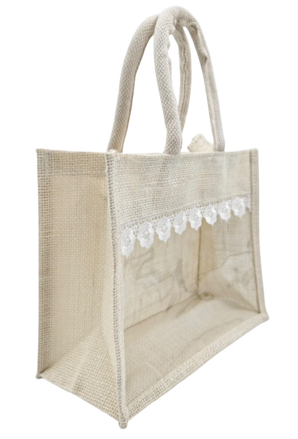 Hamper Jute Bag (12x10x4 inches)
