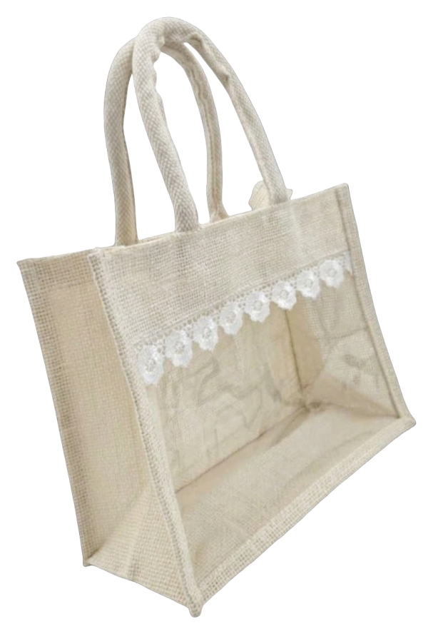 Hamper Jute Bag (12x10x4 inches)
