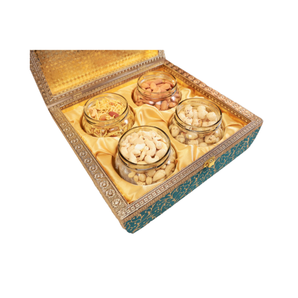 4 Jar box Gajraj Velvet